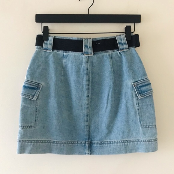 PacSun Cargo Belted Denim Skirt, NWT - Picture 8 of 15